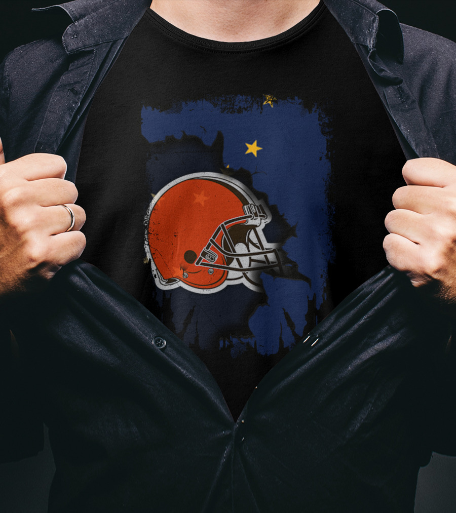 Alaska Browns Helmet Together T-Shirt