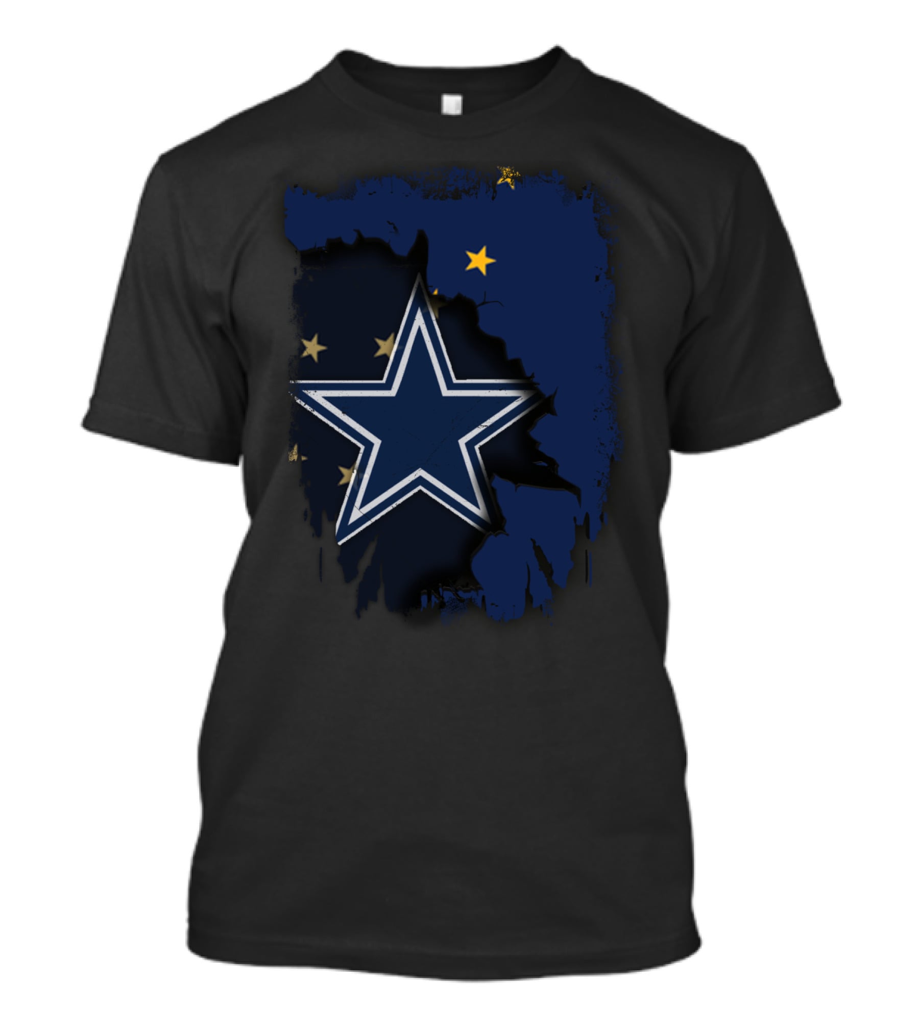 Together Alaska With Cowboys Star And State Outline T-Shirt