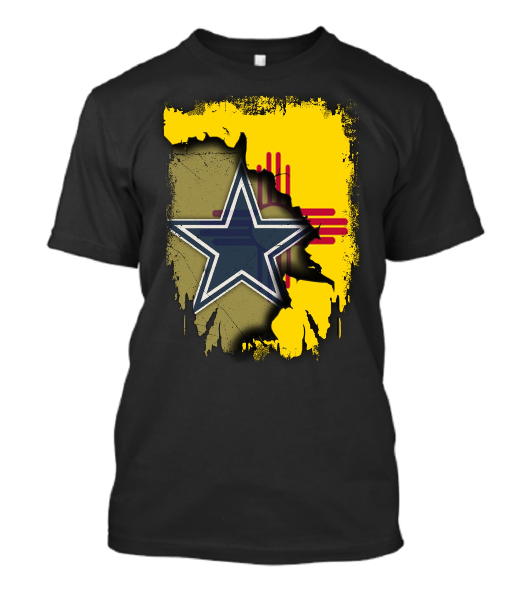 New Mexico Zia And Dallas Cowboys Star Fusion T-Shirt