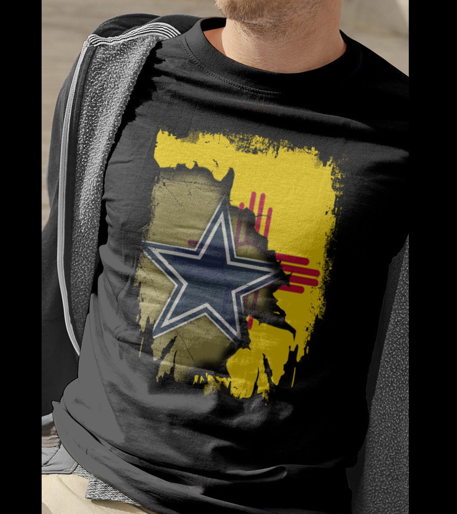 New Mexico Zia And Dallas Cowboys Star Fusion T-Shirt