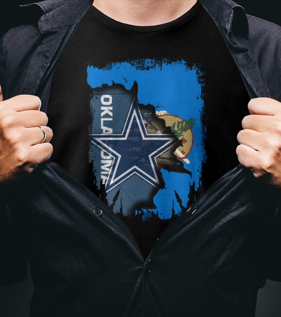 Oklahoma State Pride Dallas Cowboys Mashup T-Shirt