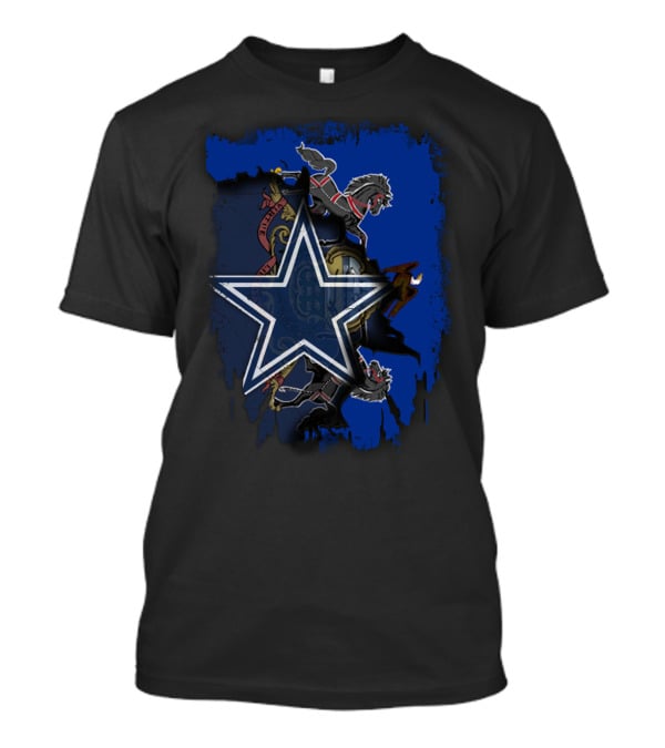 Pennsylvania State Symbol With Dallas Cowboys Star T-Shirt