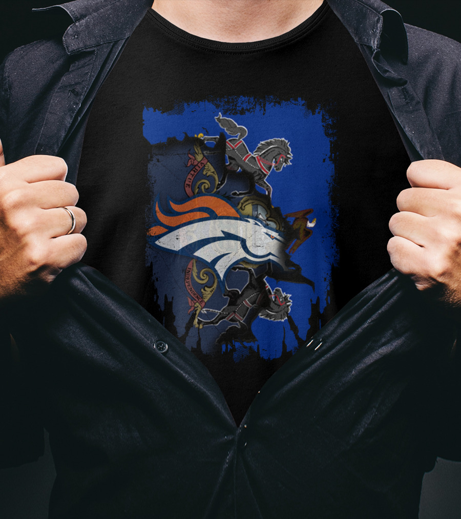 Together Pennsylvania Broncos Crest Fusion T-Shirt