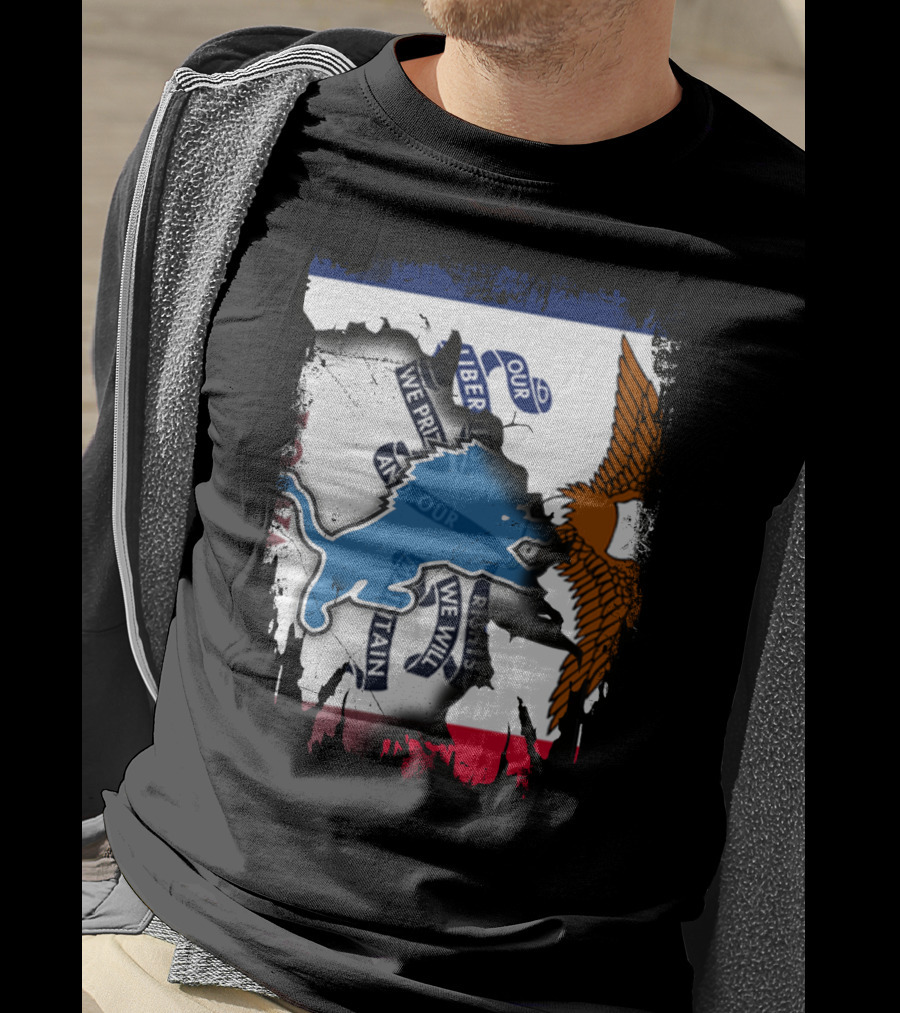 Detroit Lions Iowa Pride Clash T-Shirt