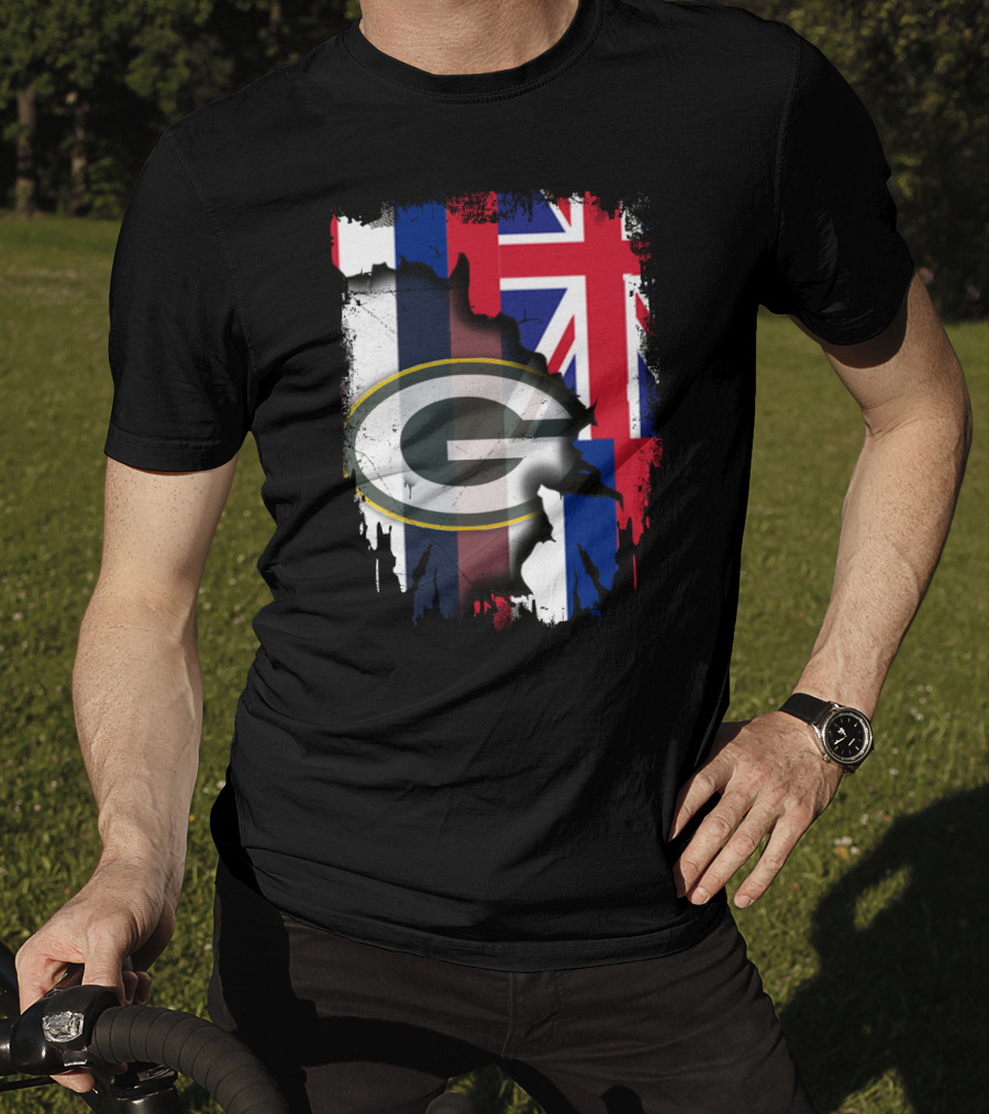 Together Hawaii With Packers G Logo Union Jack T-Shirt