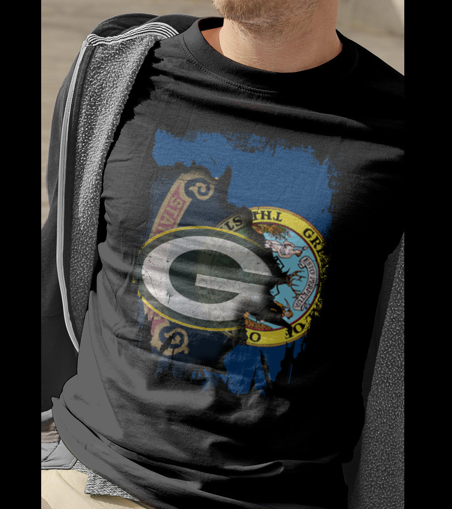 Together Idaho Green Bay Packers Fusion T-Shirt