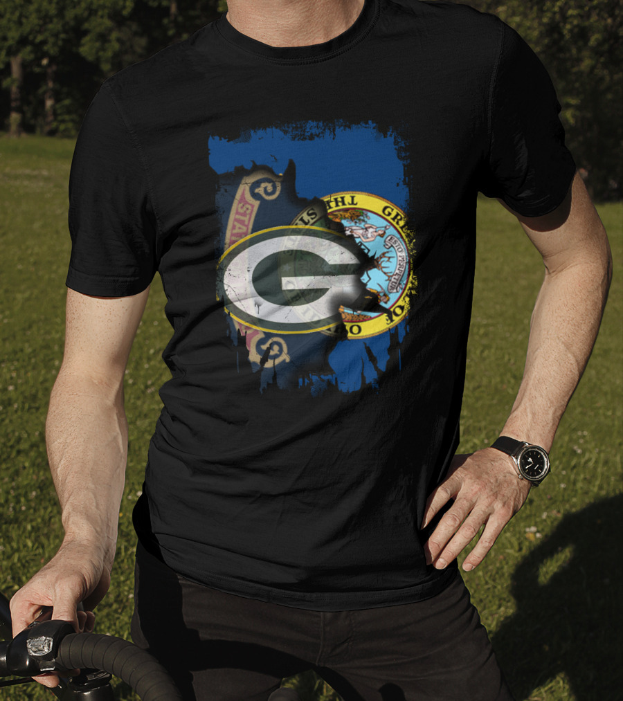 Together Idaho Green Bay Packers Fusion T-Shirt