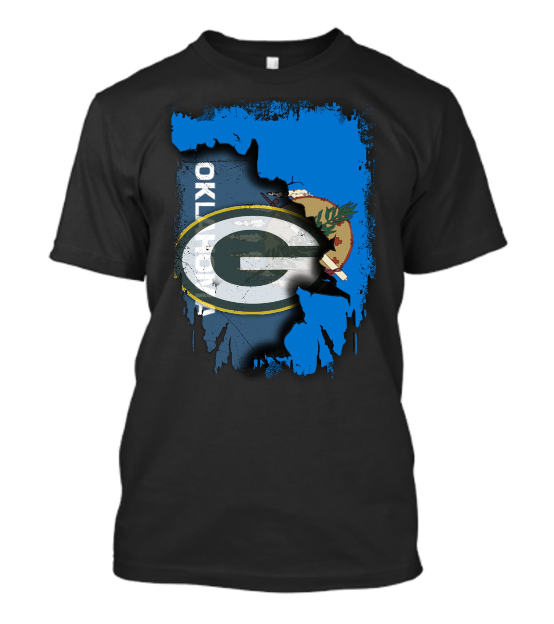 Oklahoma State With Green Bay Packers T-Shirt