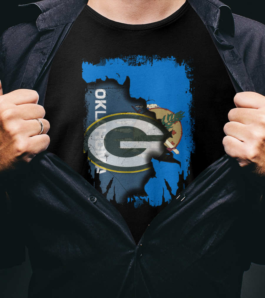 Oklahoma State With Green Bay Packers T-Shirt