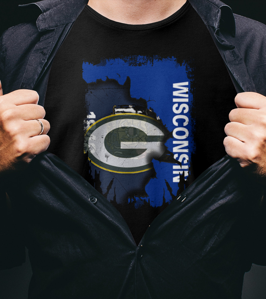 Wisconsin Green Bay Packers Together T-Shirt