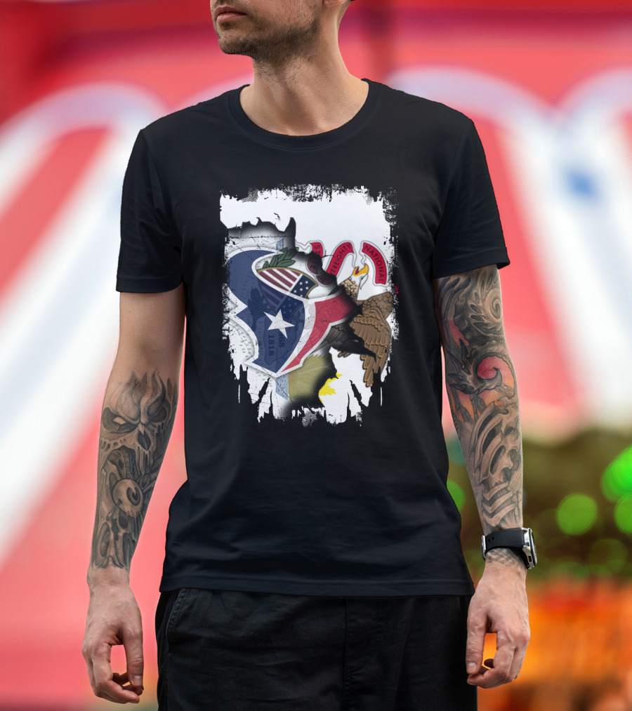 Together Illinois Texas Unity Emblem T-Shirt