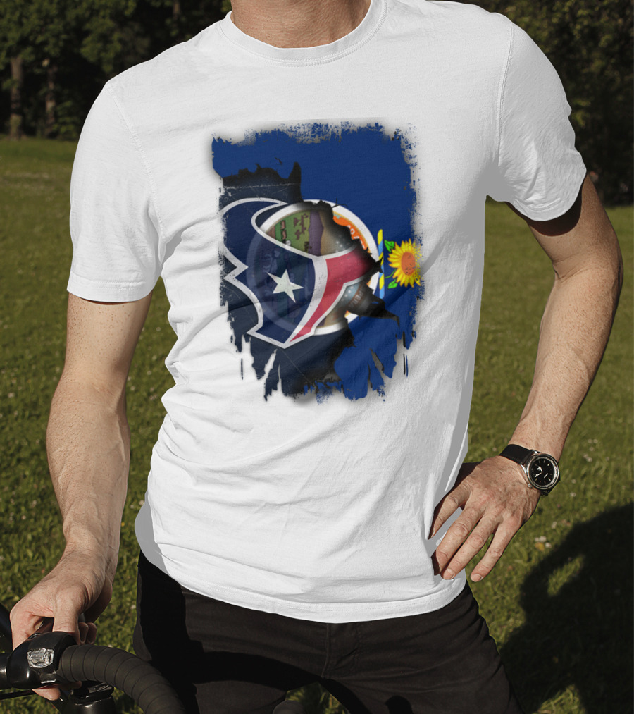 Kansas Sunflower With Texas Star Collaboration T-Shirt