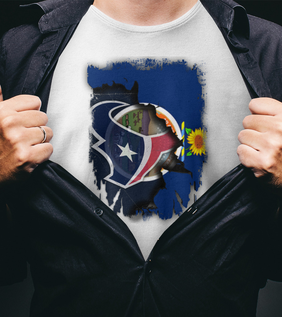 Kansas Sunflower With Texas Star Collaboration T-Shirt