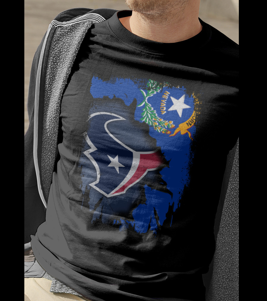 Nevada And Texans United NFL Spirit T-Shirt