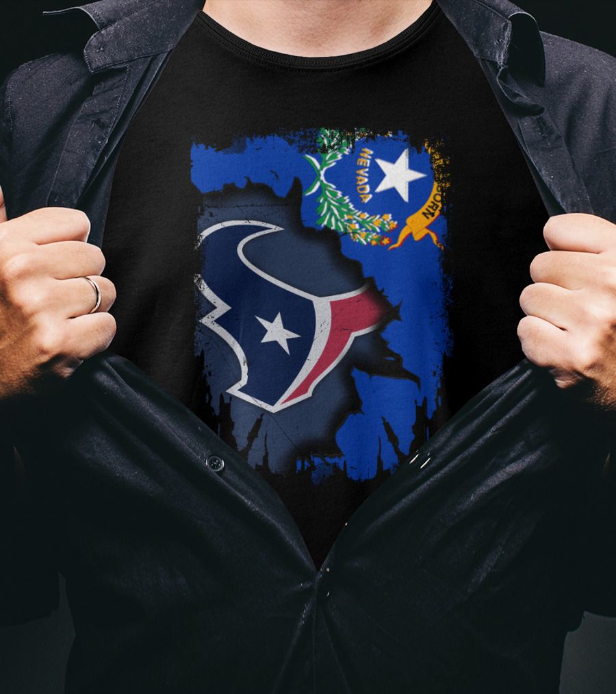Nevada And Texans United NFL Spirit T-Shirt