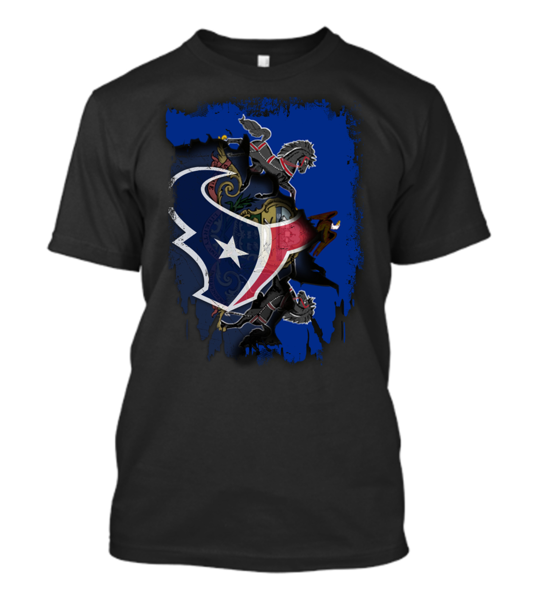Pennsylvania And Texans United With Seal And Star T-Shirt