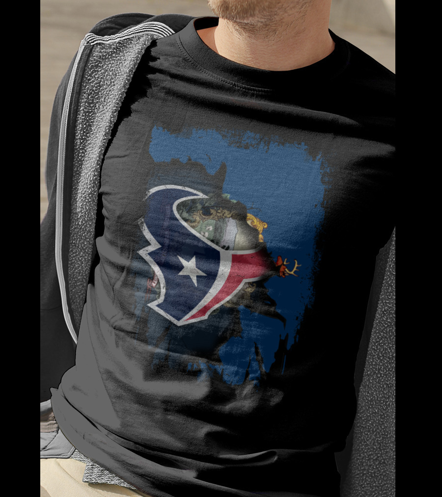 Together Vermont Texans Logo Fusion T-Shirt