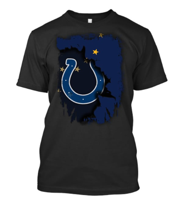 Together Alaska With Indianapolis Colts Blue Horseshoe Northern Stars T-Shirt