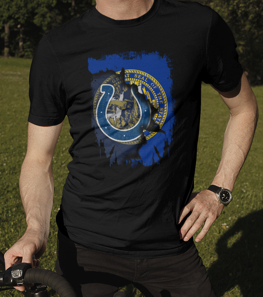 Together Nebraska State Seal With Colts T-Shirt