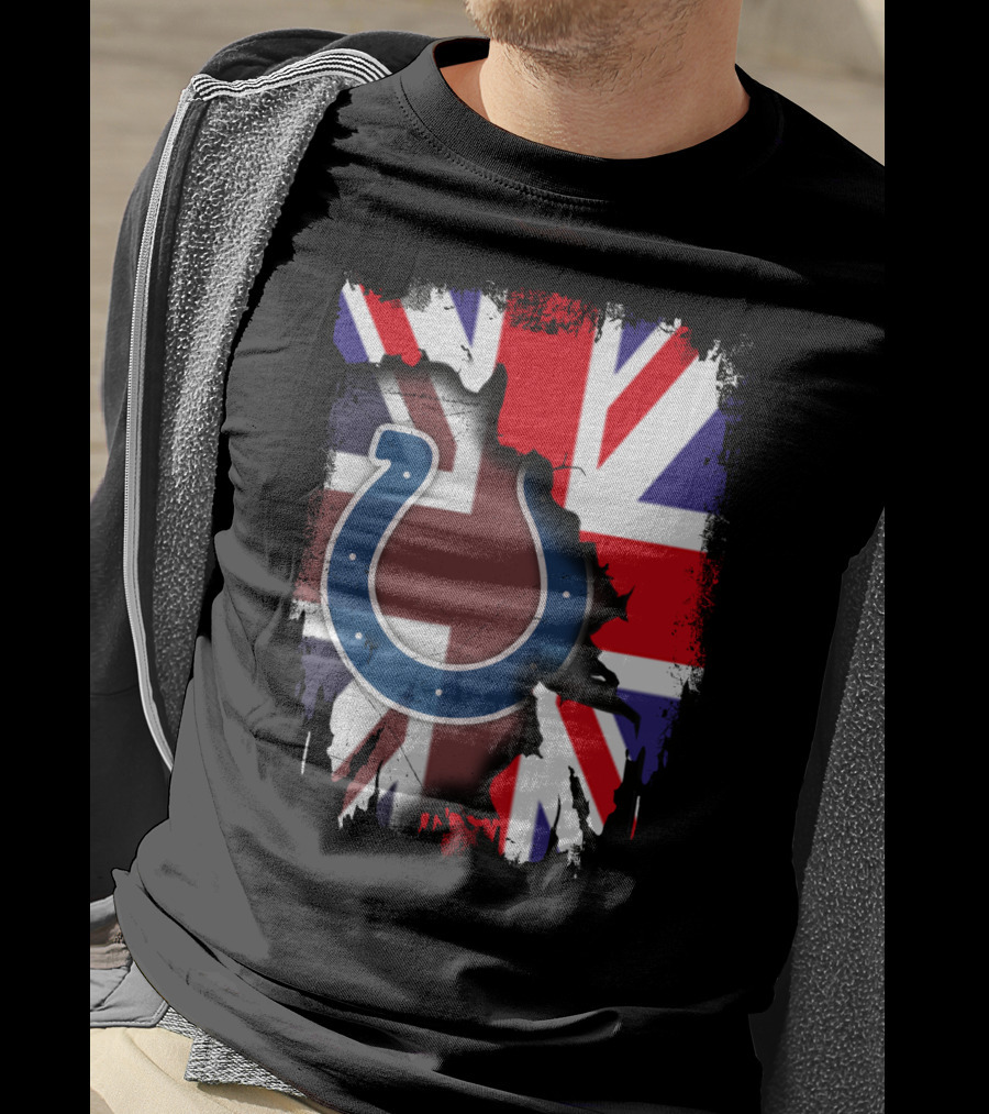Together United Kingdom Colts Union Jack Horseshoe T-Shirt