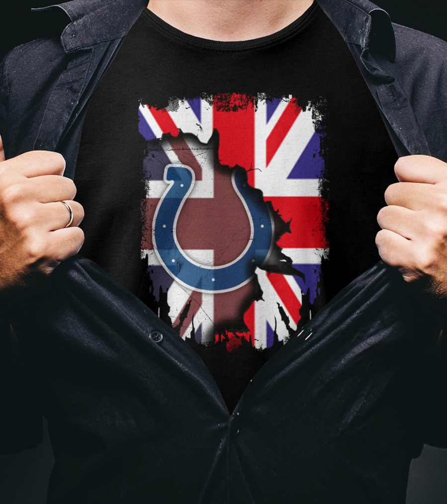 Together United Kingdom Colts Union Jack Horseshoe T-Shirt