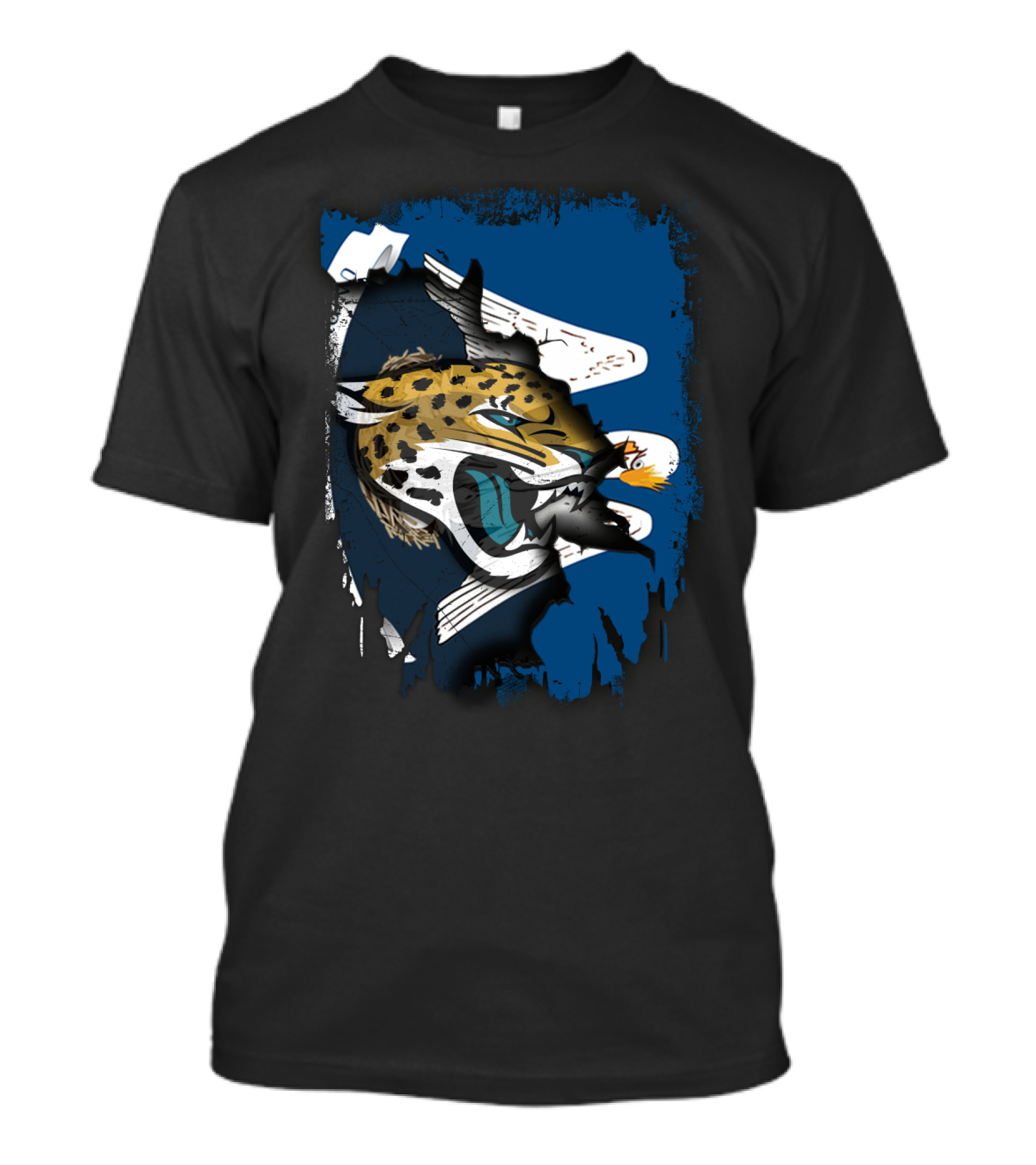 Together Louisiana Jaguars Eagle Fusion T-Shirt