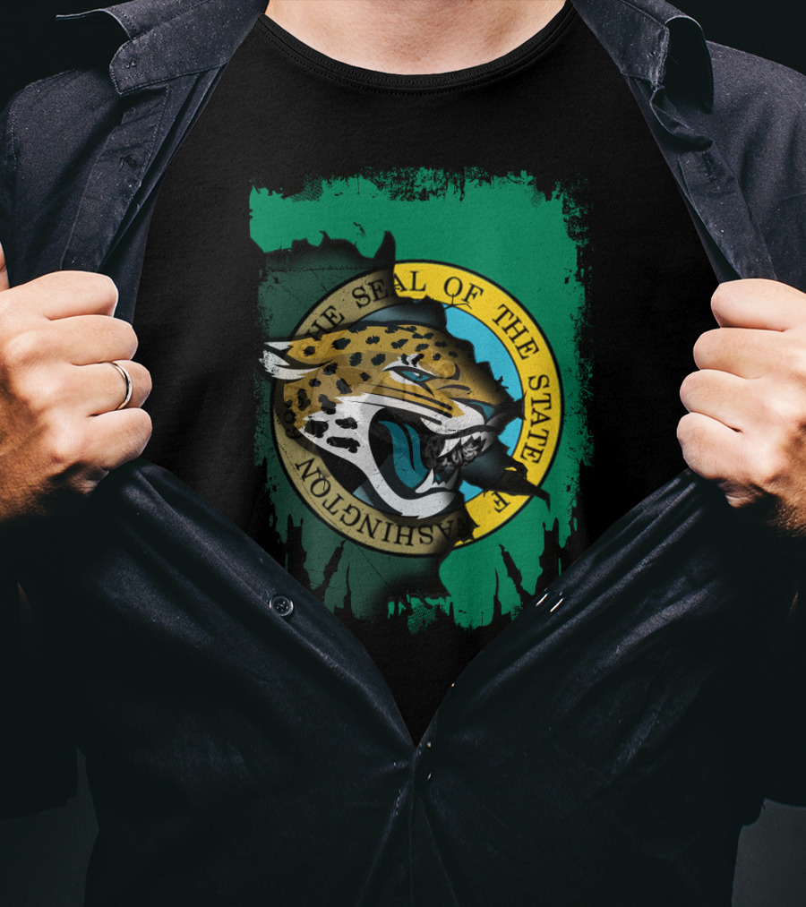 Together Washington State Seal With Jaguars T-Shirt