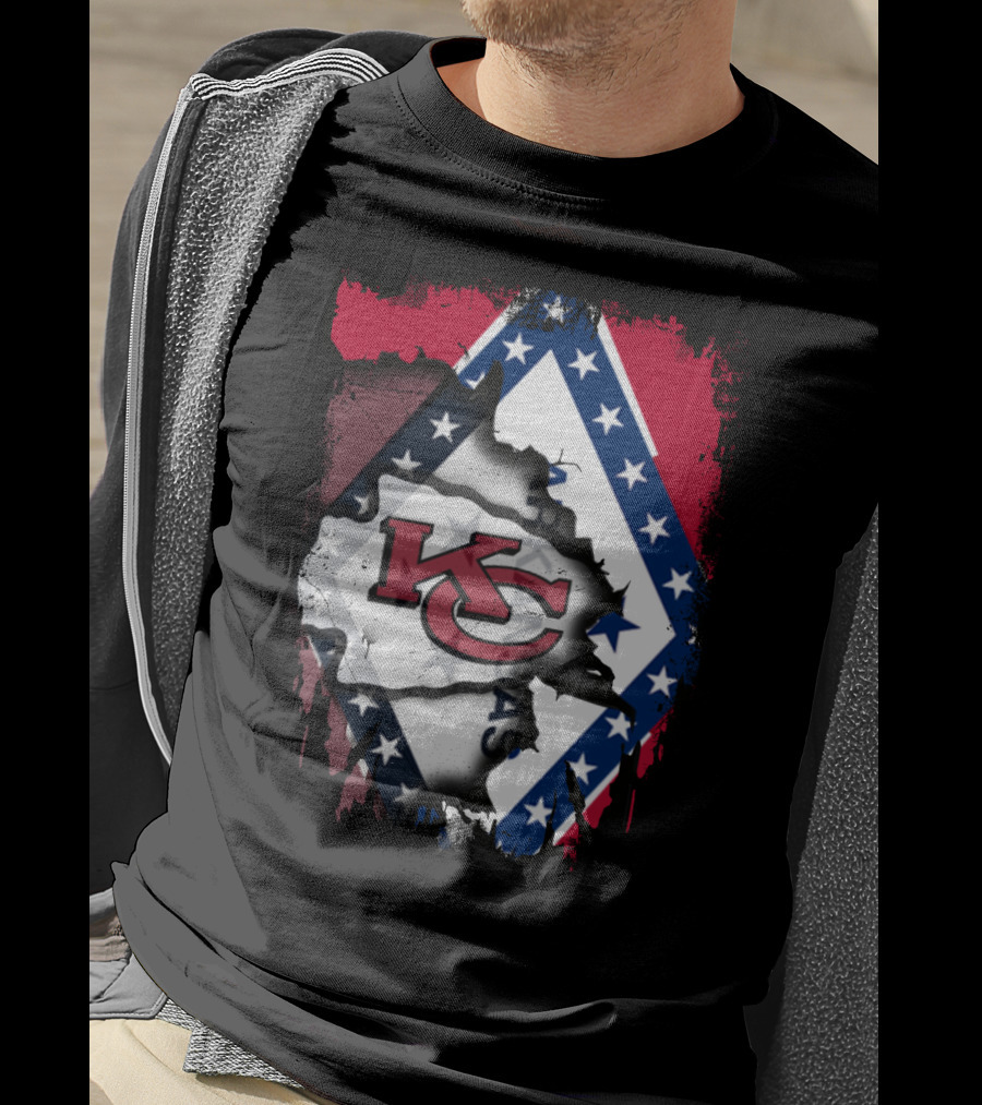 KC Chiefs Arkansas Flag Combo T-Shirt