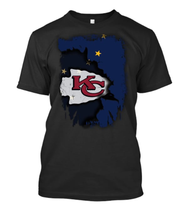 Together Alaska KC Chiefs Stars And Flag T-Shirt