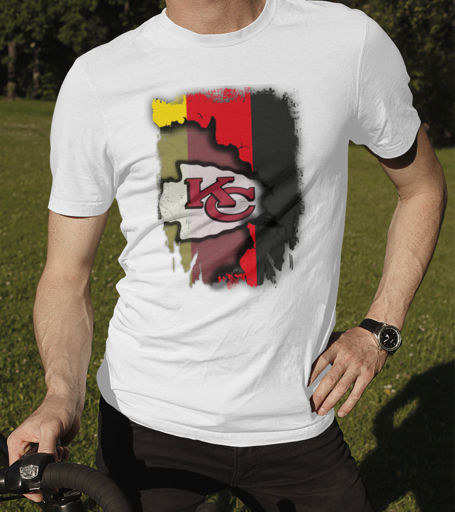Germany Unity Kansas City Chiefs Flag Mashup T-Shirt
