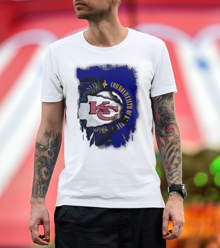 Kansas City Chiefs and Commonwealth of Kentucky United T-Shirt