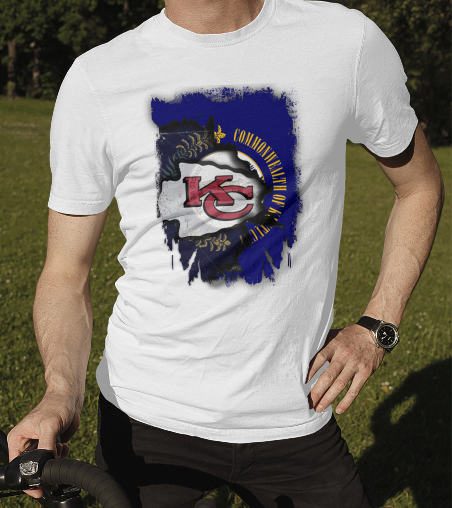 Kansas City Chiefs And Commonwealth Of Kentucky United T-Shirt