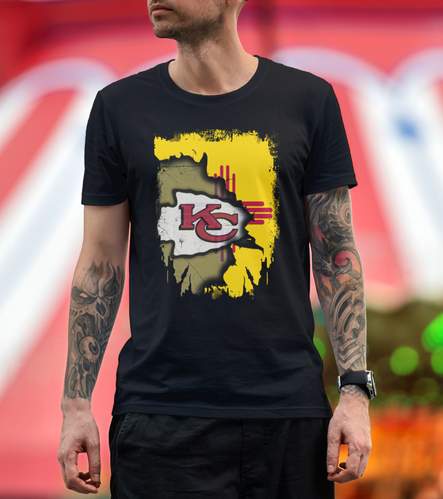 Kansas City Chiefs New Mexico Zia Symbol Together T-Shirt