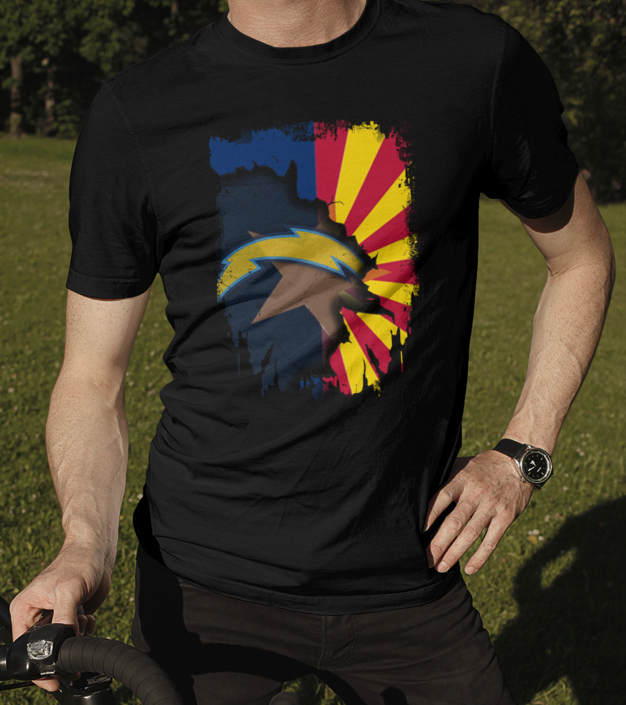 Arizona Los Angeles Chargers Unity Collaboration T-Shirt