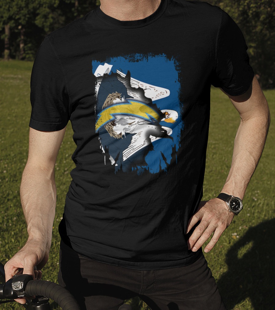 Together Louisiana Eagles Chargers Fusion T-Shirt