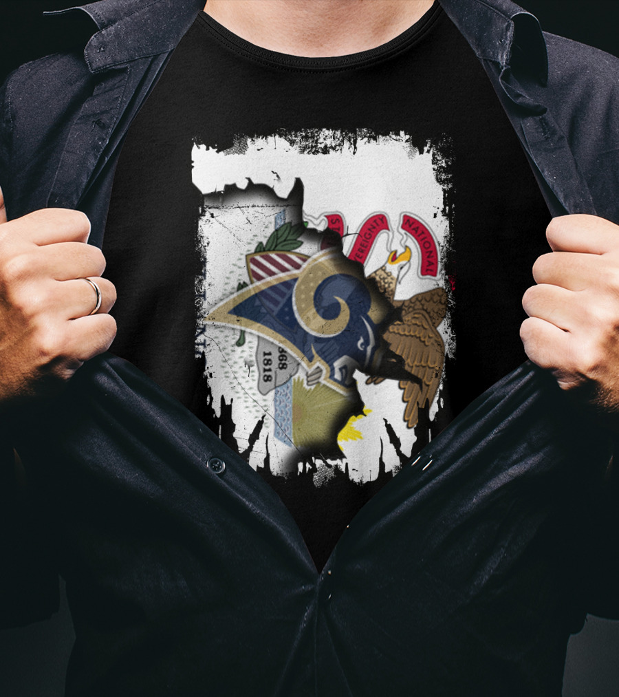 Together Illinois Rams Heritage Vintage Emblem T-Shirt