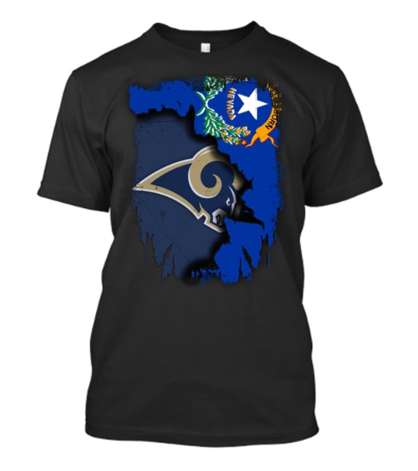 Nevada Pride With Rams Logo Integration T-Shirt