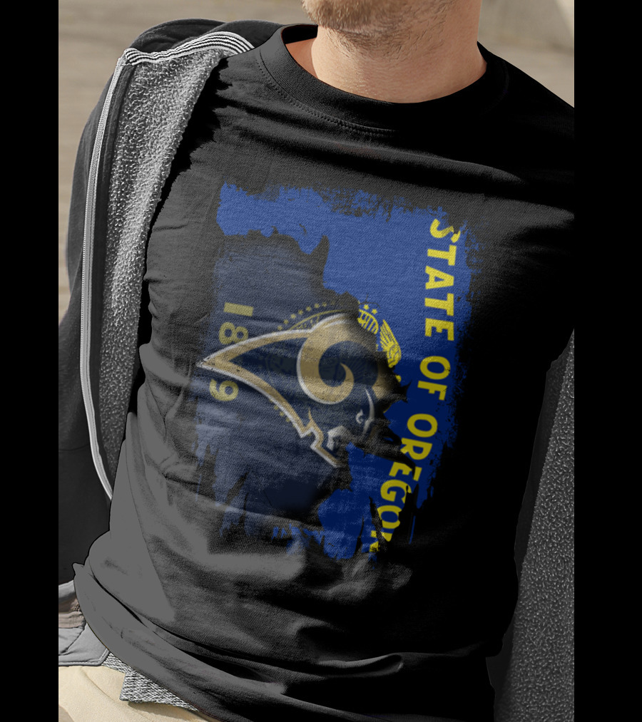 State Of Oregon 1890 Rams T-Shirt