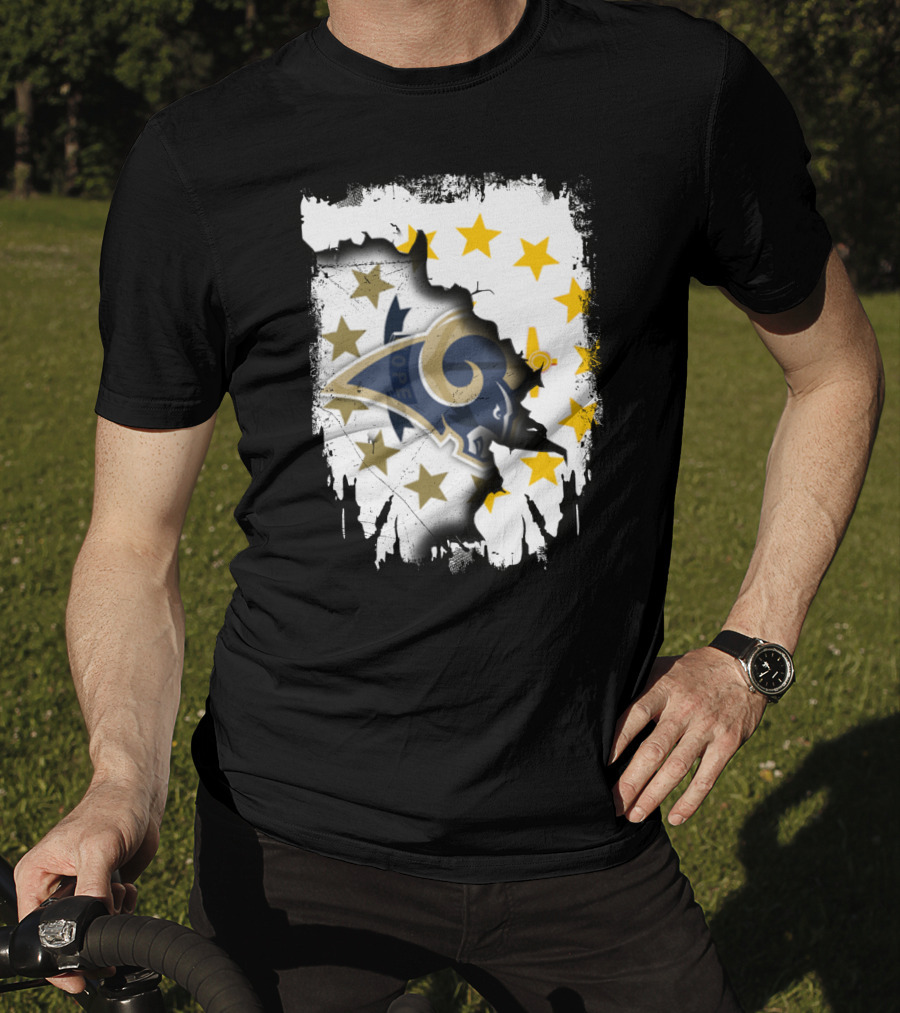 Together Rhode Island Rams Starburst Emblem T-Shirt