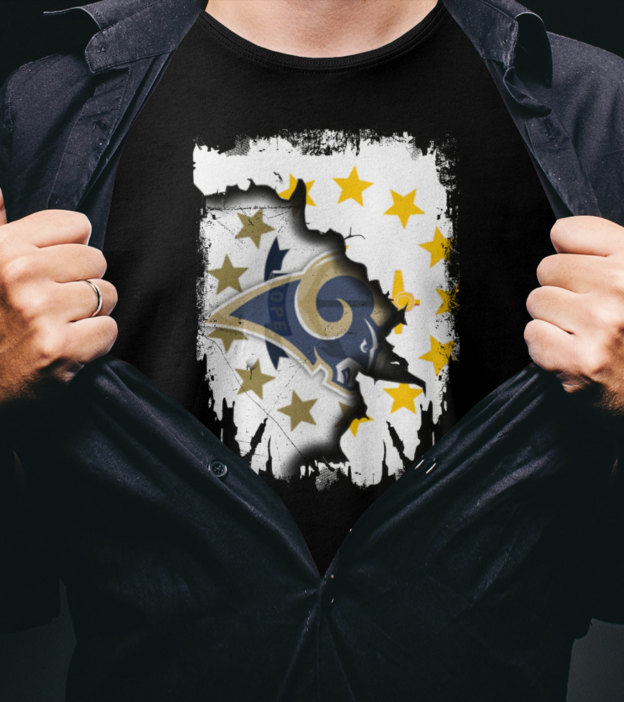 Together Rhode Island Rams Starburst Emblem T-Shirt