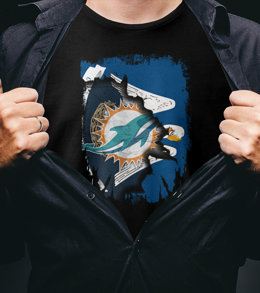 Together Louisiana Eagles Dolphins T-Shirt