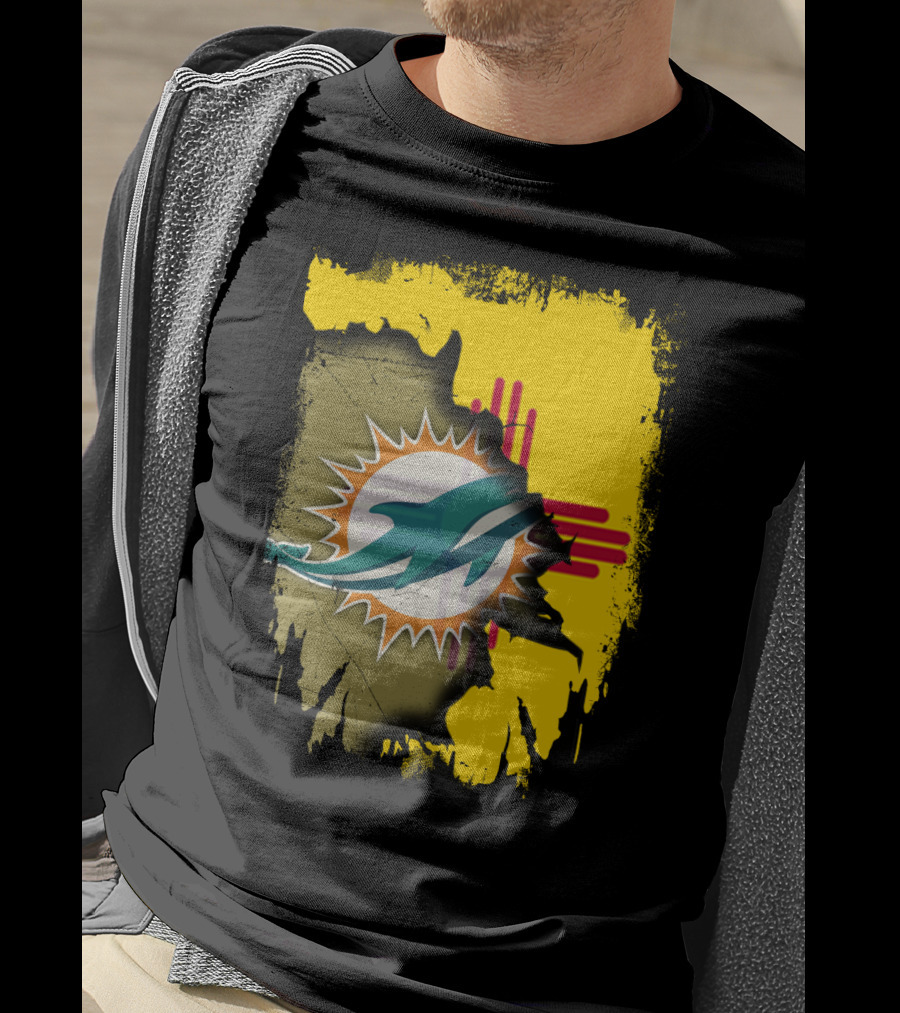 Together New Mexico Dolphins Miami Football Zia T-Shirt