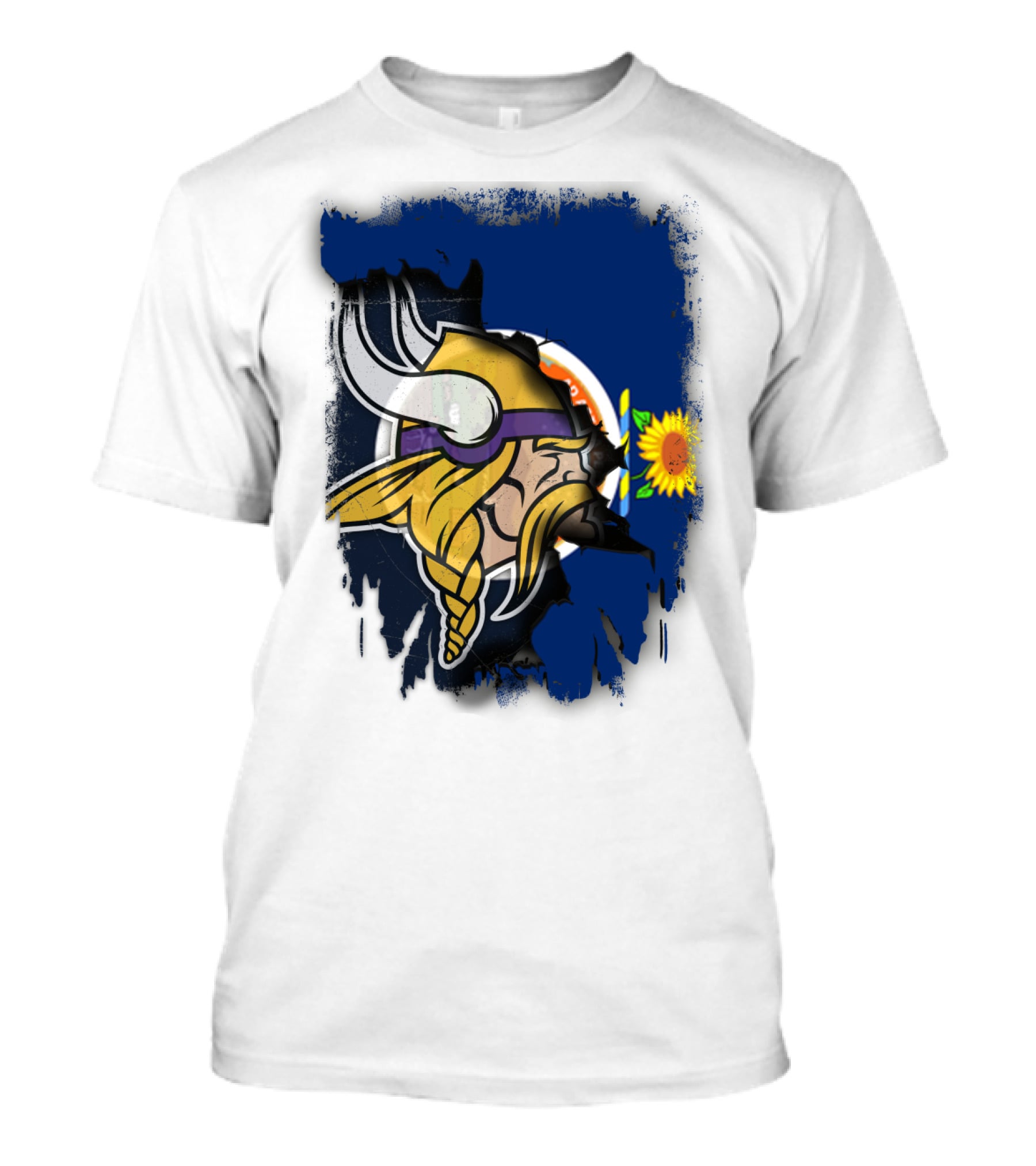 Kansas Sunflower Viking T-Shirt
