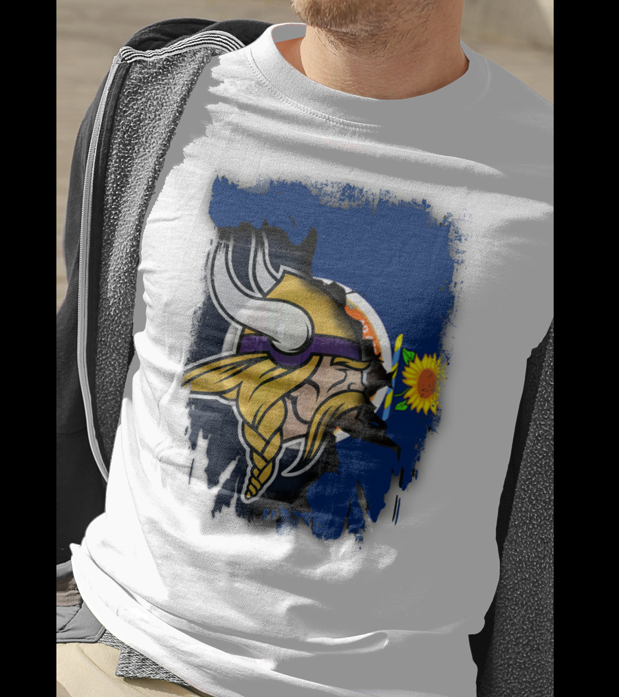 Kansas Sunflower Viking T-Shirt