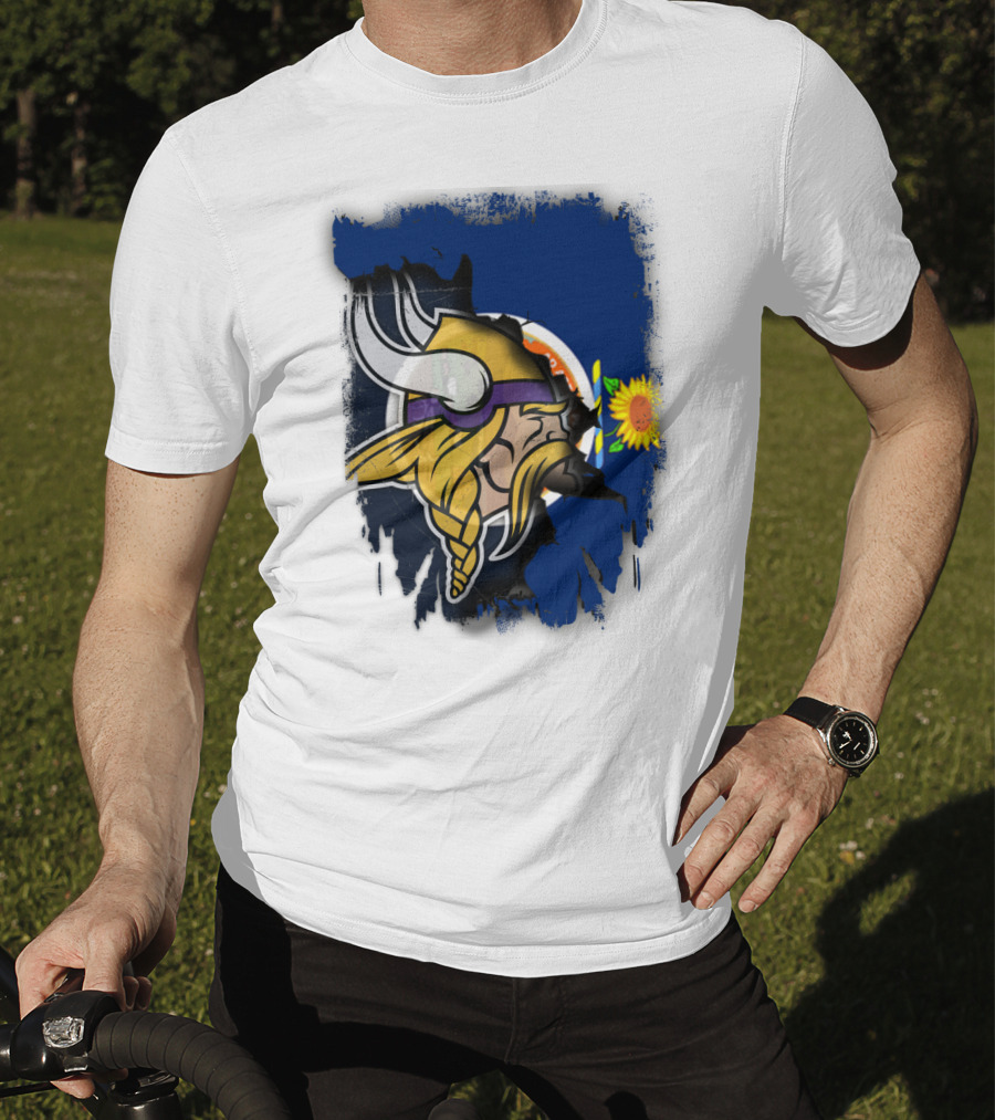 Kansas Sunflower Viking T-Shirt