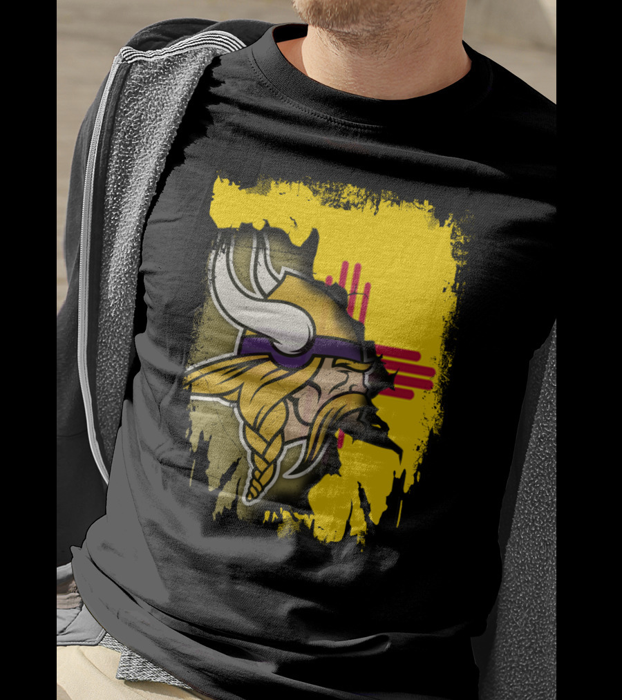 New Mexico With Vikings And Zia T-Shirt