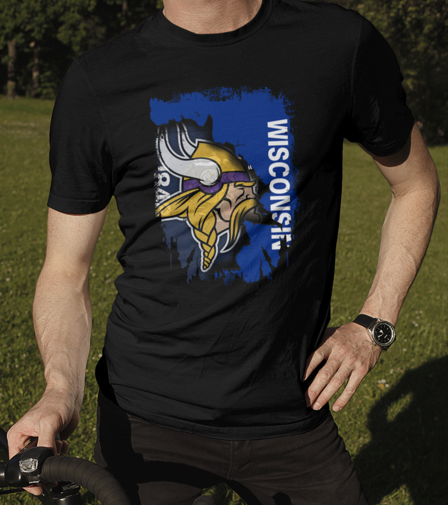 Together Wisconsin Vikings Team Spirit T-Shirt