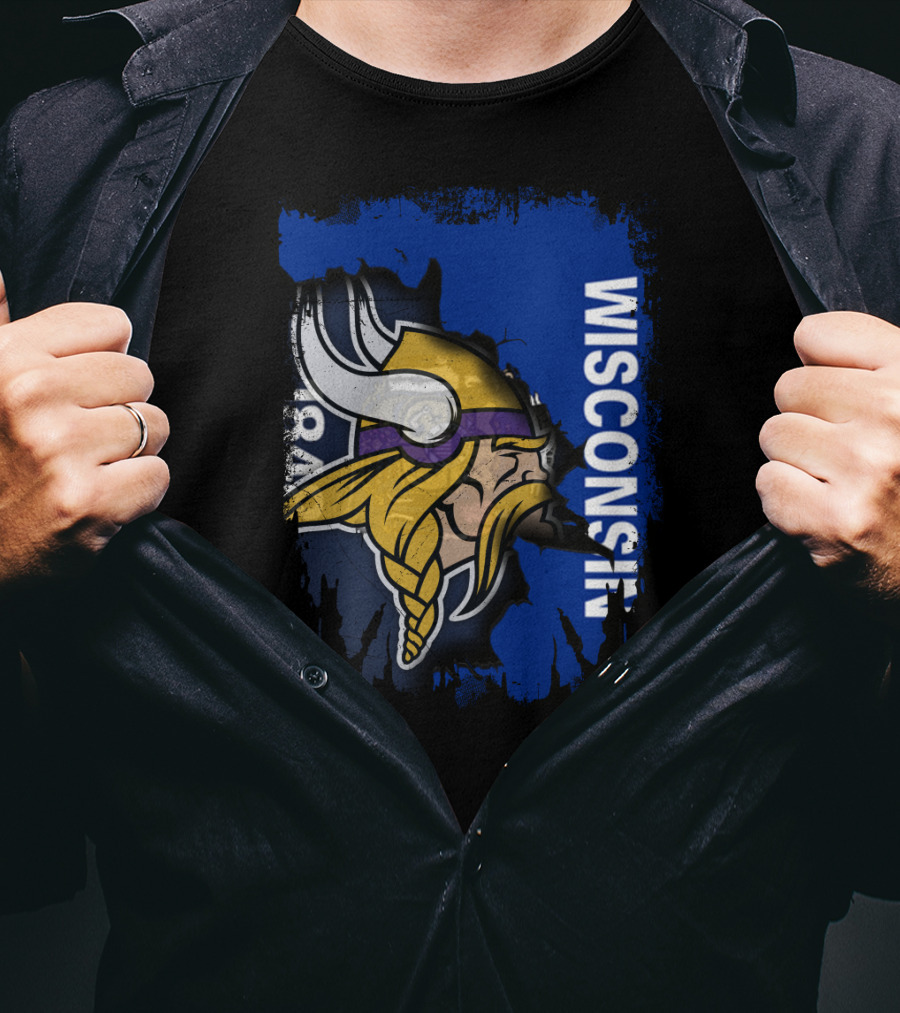 Together Wisconsin Vikings Team Spirit T-Shirt