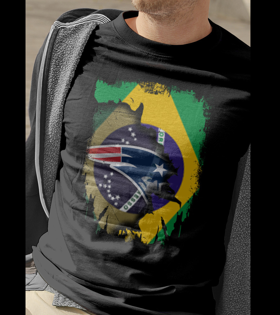 Together Brazil Patriots Flag Fusion T-Shirt