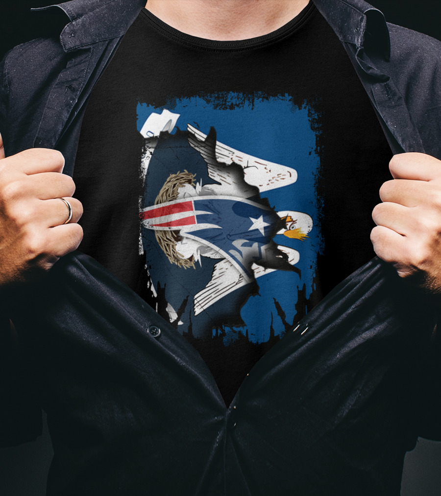 Together Louisiana With Patriots Eagle Fusion T-Shirt